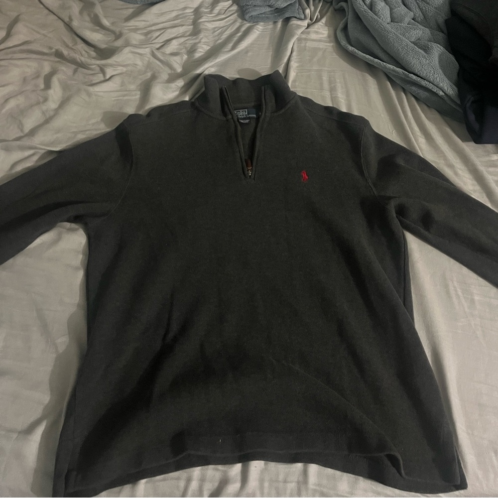 Polo 1/4 zip sweater